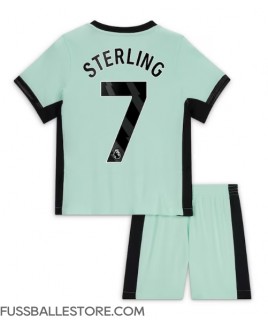 Günstige Chelsea Raheem Sterling #7 3rd trikot Kinder 2023-24 Kurzarm (+ Kurze Hosen)